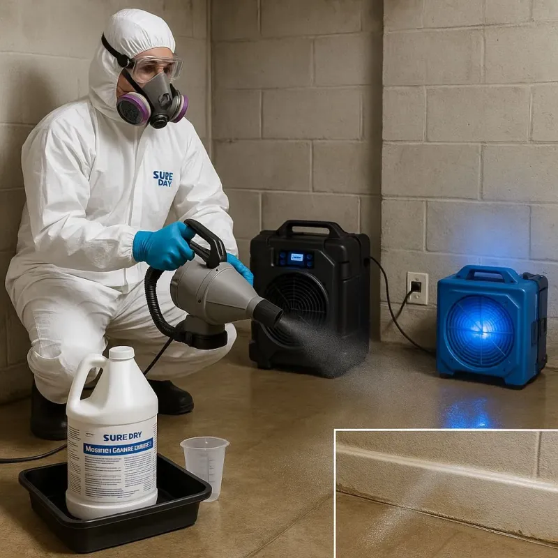 Sanitization and Odor Removal process in North Valley Stream, NY